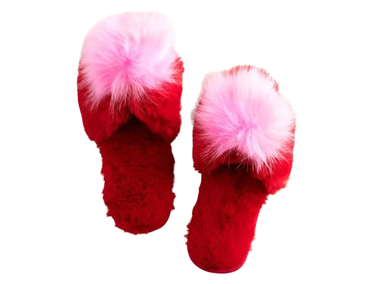 Amor Slippers in Red