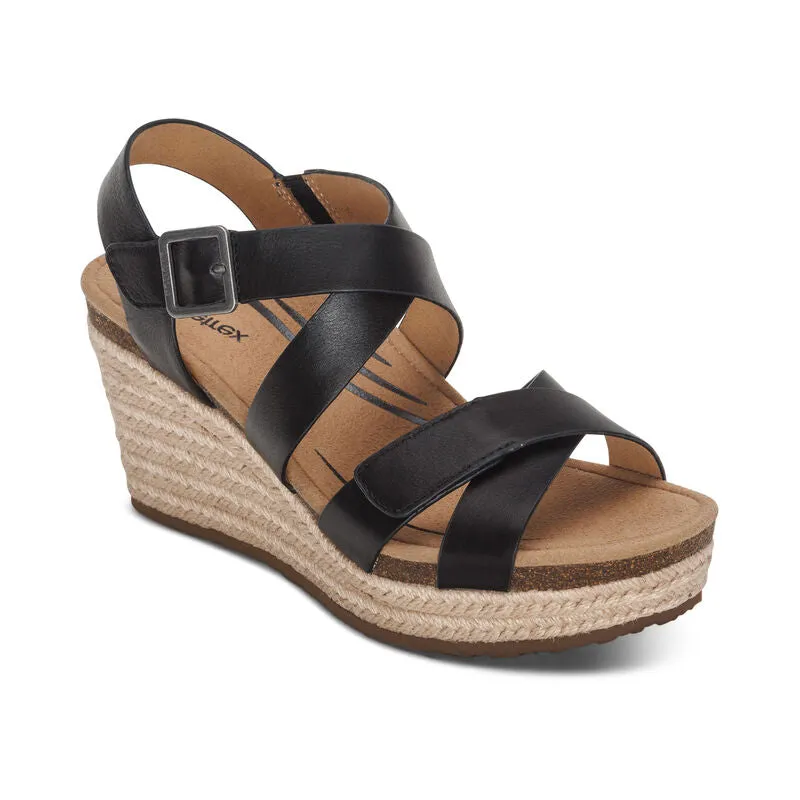 Anna Arch Support Wedge - Black