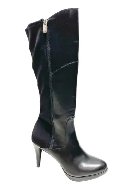 Boots Knee Heels By Adrienne Vittadini In Black, Size: 9.5