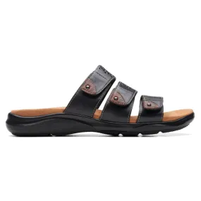 Clarks Kitly Walk Black Sandal (Women's)