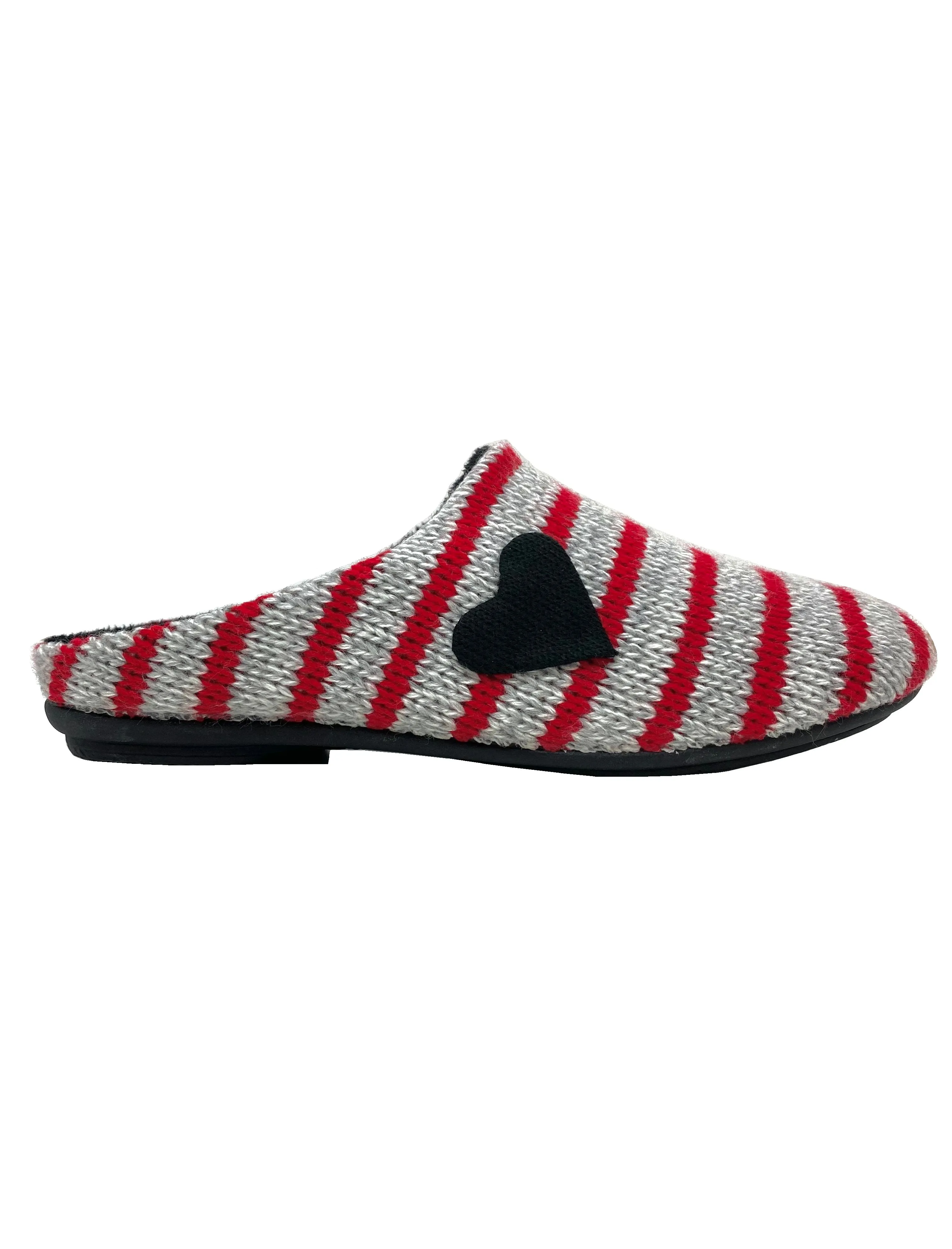 Fosse Sophie Stripe Backless Slipper