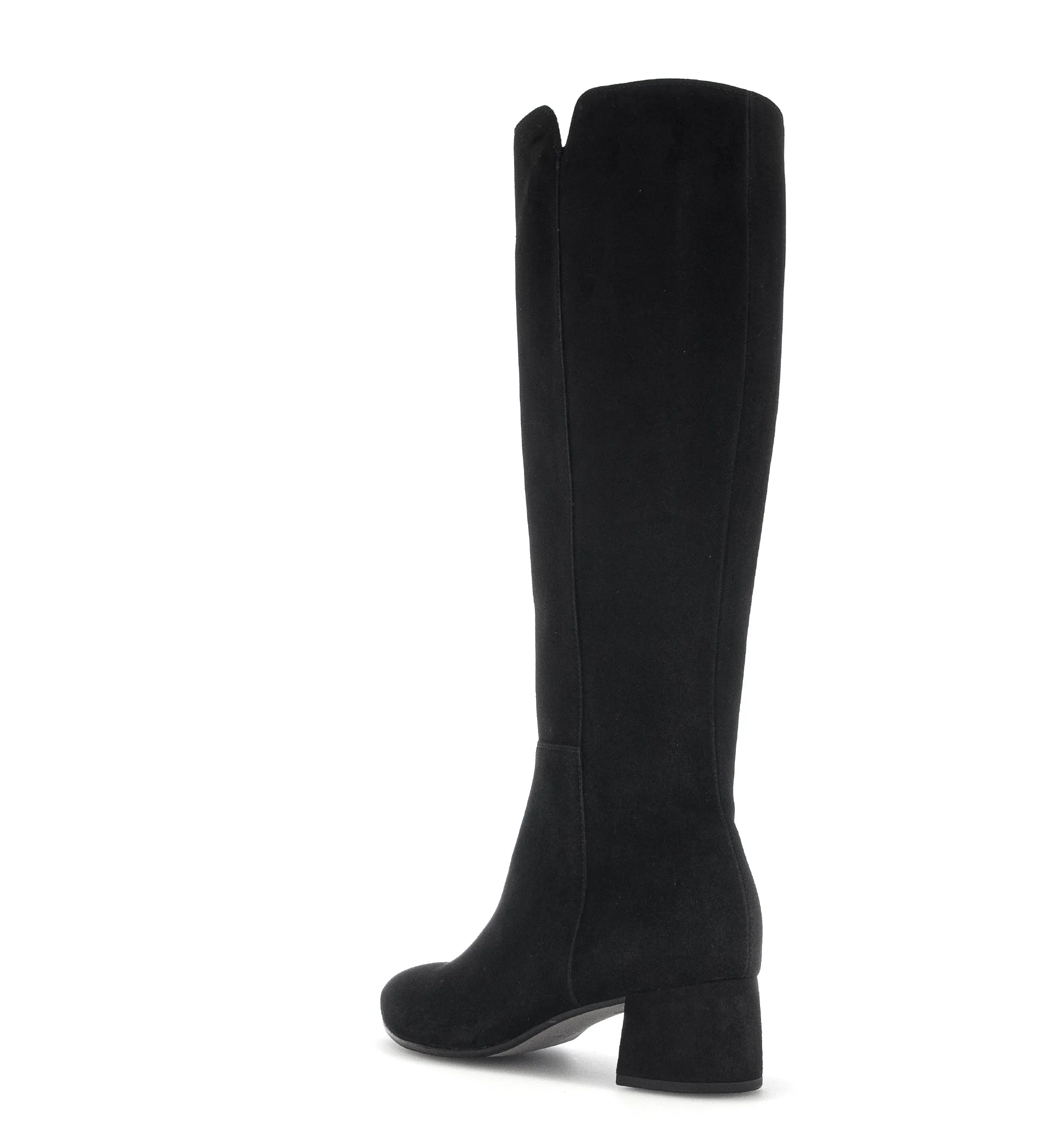 GABOR Black Suede Knee Boot 68917