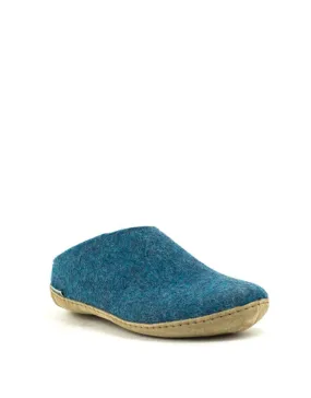 Glerups — Slip-on Suede Sole - Petrol