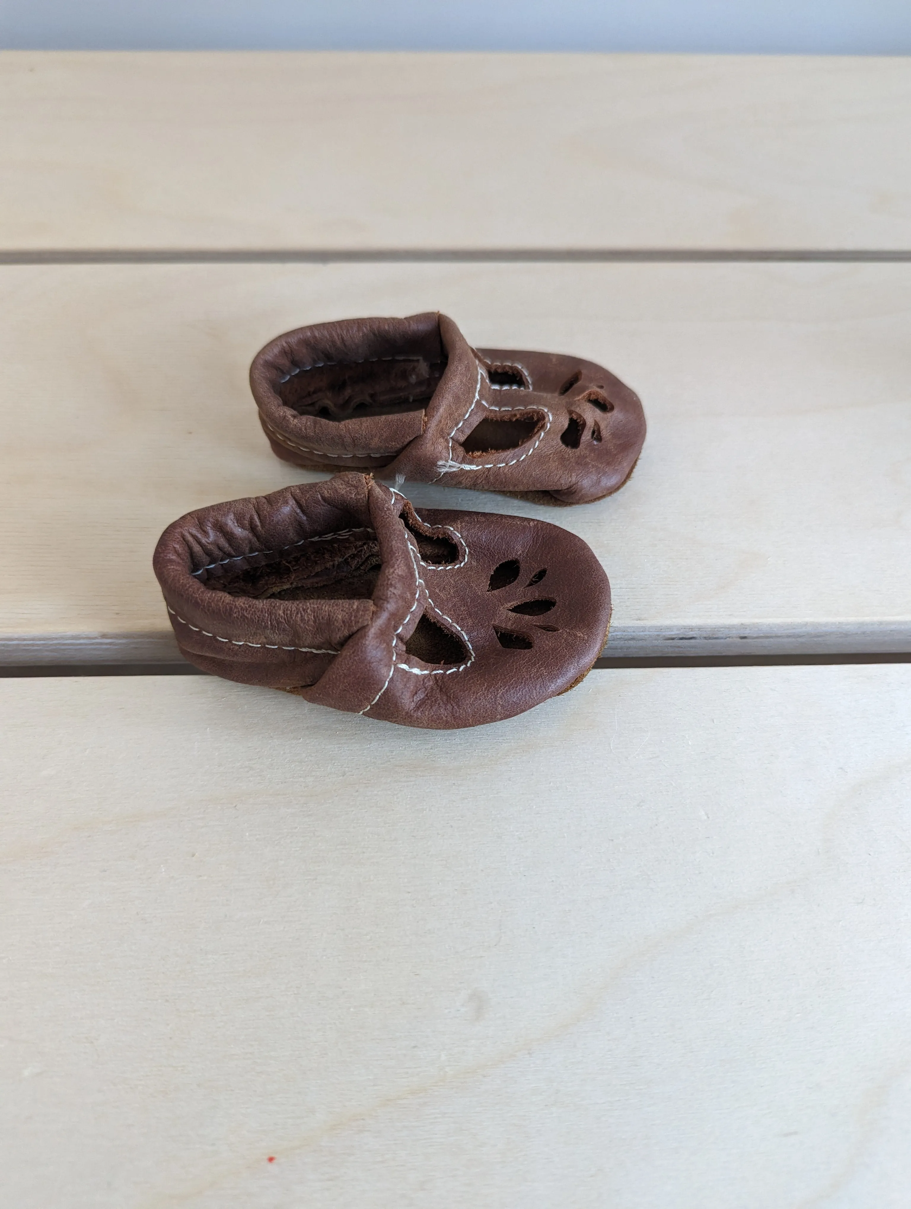 Unknown Brand Leather Booties (3-6M)