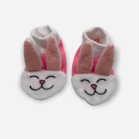 Vintage 90s Baby Girl Bunny Slippers