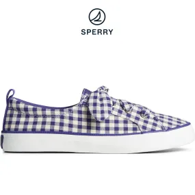 Women's SeaCycled™ Crest Vibe Gingham Sneaker Blue (STS88726)